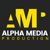 Alpha Media Production Logo