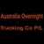 Australia Overnight Trucking Co. Logo