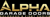 Alpha Garage Door Logotype