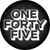 onefortyfive design Logo