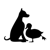 DOG AND A DUCK - Public Relations Logo