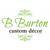 B Burton Custom Decor Logo