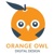 Orange Owl Design Logo