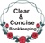 CLEAR & CONCISE BOOKKEEPING Logo