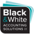 Black & White Accounting Solutions Logo