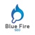 Blue Fire SEO Logo