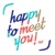 Happy to meet you Logo