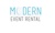 Modern Event Rental Denver Logotype