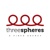 Three Spheres Video Production Logo