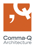 Comma-Q Architecture Logo