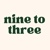 Nine to Three Logo