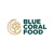 Blue Coral Halal Food Logotype