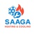 SAAGA Heating & Cooling Logotype