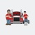 Fatboy Slims Moving Company Logotype