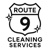 Route 9 Cleaning Services Logo