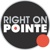 Right On Pointe Logo