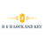 Provider Logotype D & D Lock and Key Logo