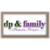 dp & family Illustrative Designer Logo
