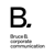 Bruce B. corporate communication GmbH Logo
