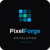 PixelForge Developer Logotype