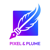 Pixel & Plume Logo
