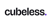 The cubeless company Logotype