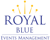 Royal Blue Events Management Logotype