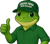 Green Frog Web Design Logotype