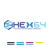 HEX64 InfoSolutions Logo