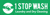 1 Stop Wash Laundry & Dry Cleaners Logotype