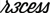 R3CESS Logotype