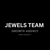 Jewels Team Growth Logotype