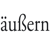 äußern Logotype