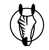 Striped Horse Logo