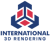 International 3D Rendering Logotype