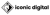 Iconic Digital Marketing Logotype