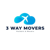 3 Way Movers and Packers Logo