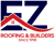 EZ Roofing & Builders Logo