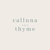 Calluna & Thyme Logo