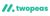TwoPeas Tech Solutions Logotype