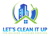 Let’s Clean It Up Building Cleaning Services Est Logotype