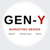 GEN-Y Marketing Design Logo