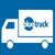 Blue Truck Moving Logo