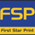 First Star Print Logo