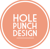 Hole Punch Design Logo