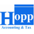 Hopp Accounting & Tax Service Logo