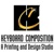 Keyboard Composition Printing & Design Logo