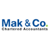 MAK & CO. Chartered Accountants Logo