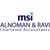MSI Alnoman & Ravi Chartered Accountants Logo