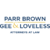 Parr Brown Gee & Loveless Logo